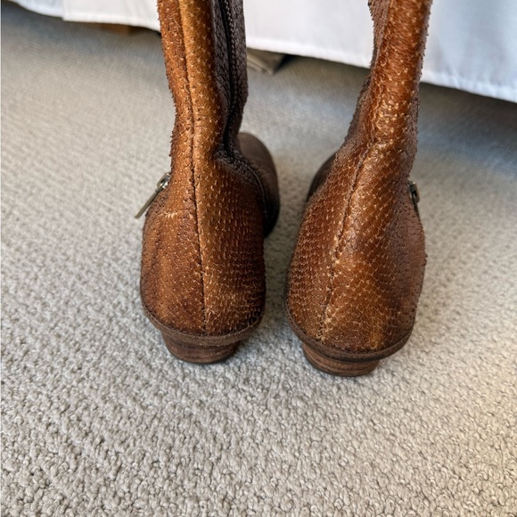 Brown Leather Donald J. Pliner Boots - Picture 9 of 10